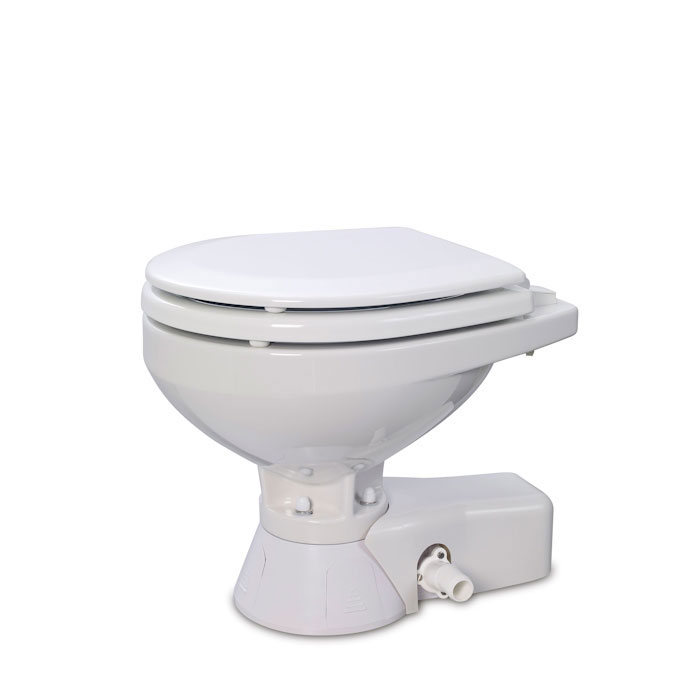 Jabsco Quiet-Flush Electric Toilet, Raw Water Flush - 24 Volt DC