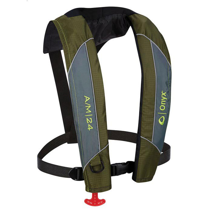 Onyx A/M-24 Automatic / Manual Inflatable PFD / Life Jacket - Green