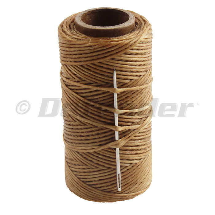 Consolidated Thread Mills Waxed Polyester Sailmakers Twine - 100 Yds - Brown