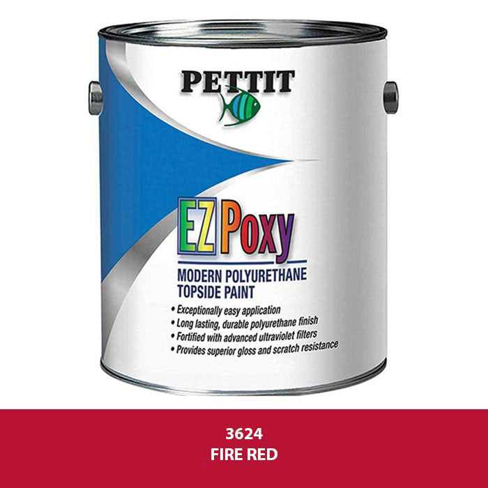 Pettit Easypoxy (EZPoxy) Topside Paint - Fire Red / Bright Red