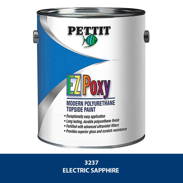 Pettit Easypoxy (EZPoxy) Topside Paint - Sapphire Blue/Electric Blue