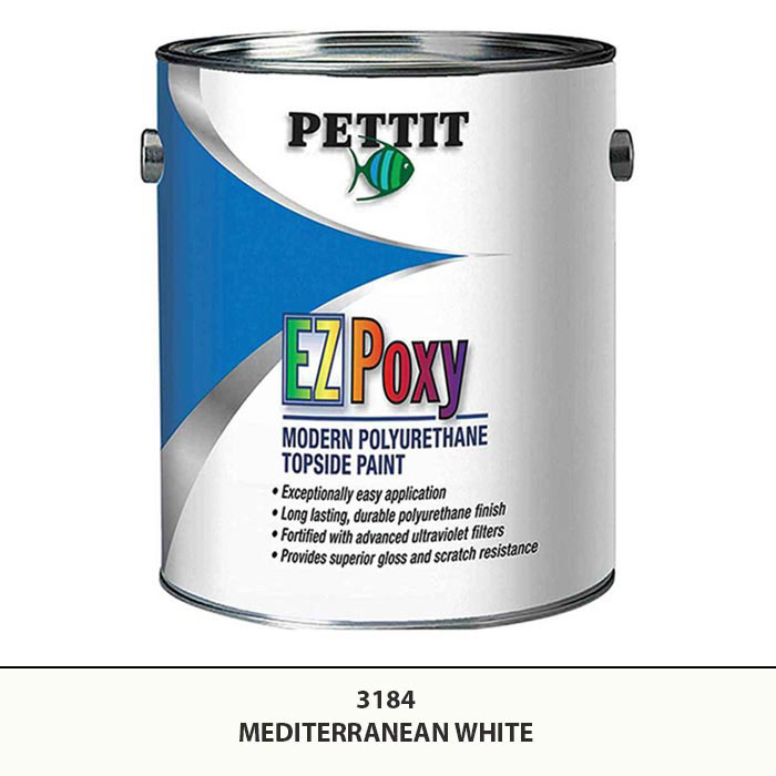 Pettit Easypoxy (EZPoxy) Topside Paint - Mediterranean White