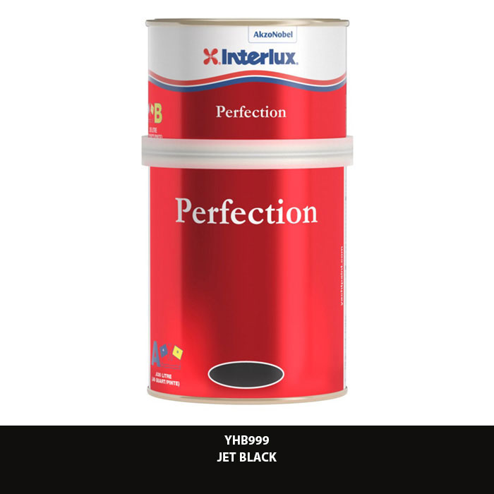 Interlux Perfection Topside Paint, 2-Part, Quart - Jet Black