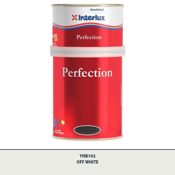 Interlux Perfection Topside Paint, 2-Part, Quart - Off-White