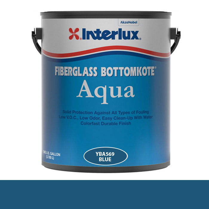 Interlux Fiberglass Bottomkote Aqua Antifouling Bottom Paint Gallon