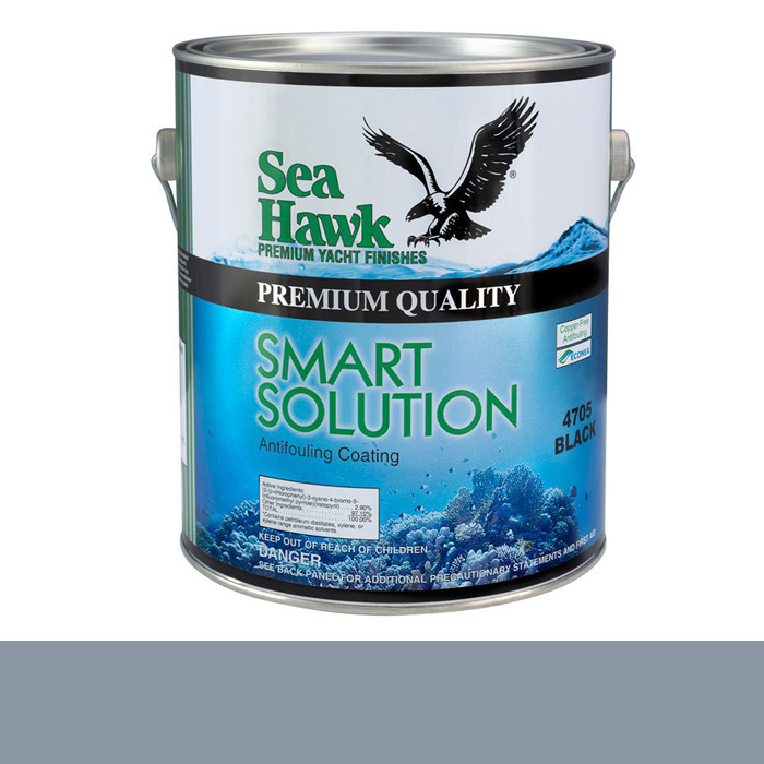 Sea Hawk Smart Solution Antifouling Paint - Gray, Pint