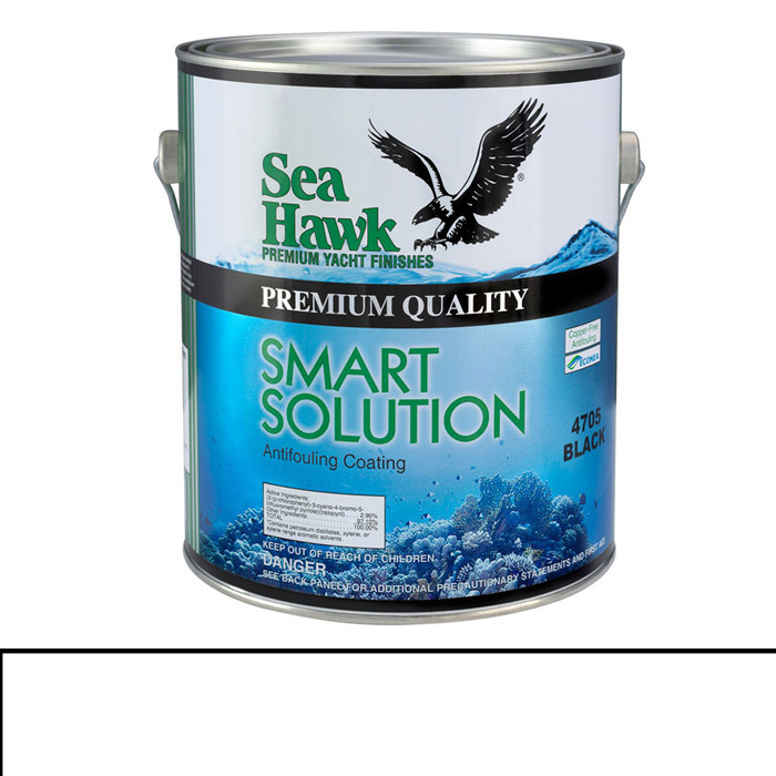 Sea Hawk Smart Solution Antifouling Paint - White, Quart
