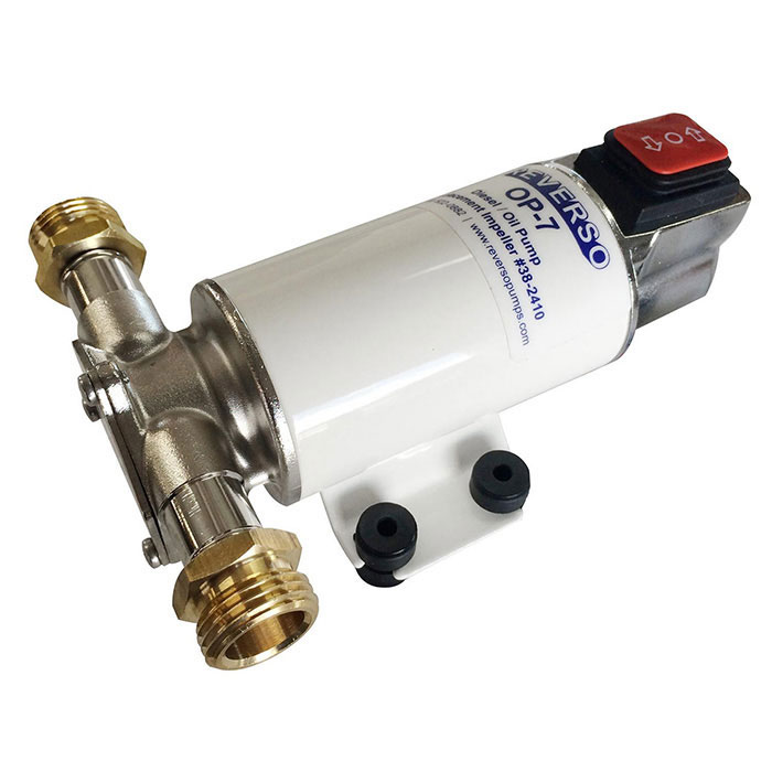 Reverso OP-7 Impeller Pump with Reversing Switch | Defender Marine Reverso Oil Change Pump Switch Wiring Diagram Defender Marine