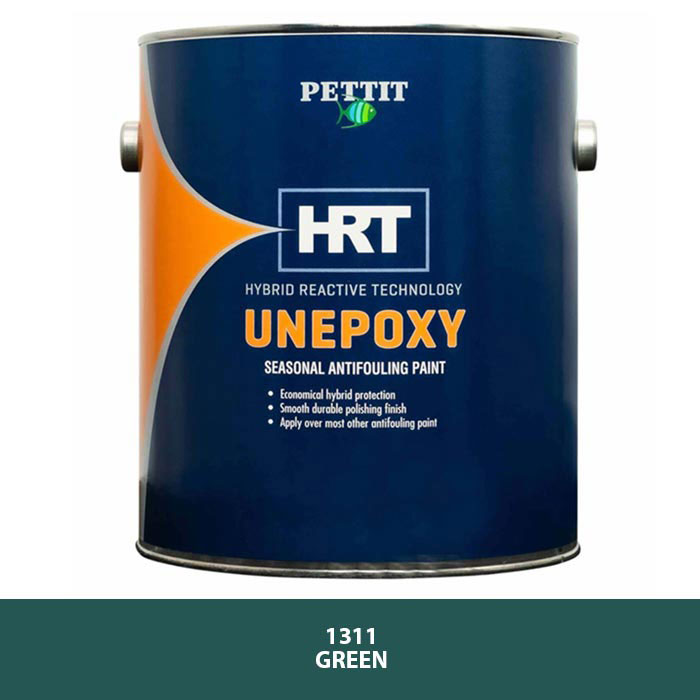 Pettit Unepoxy HRT Seasonal Antifouling Paint - Green, Gallon