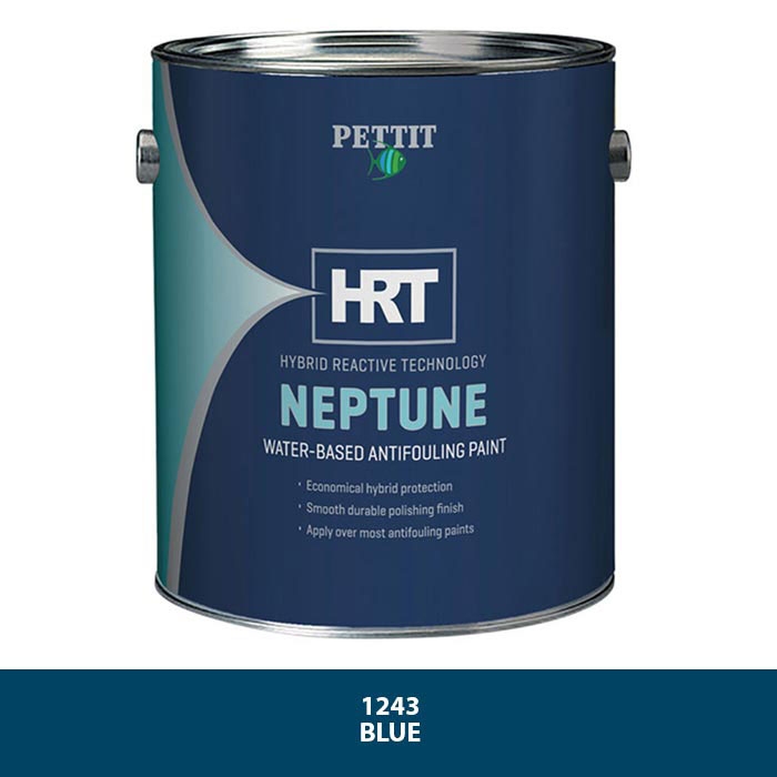 Pettit Neptune HRT Water-Based Antifouling Bottom Paint - Blue, Quart