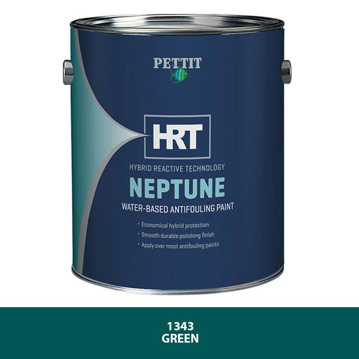Pettit Neptune HRT Water-Based Antifouling Bottom Paint - Green, Gallon