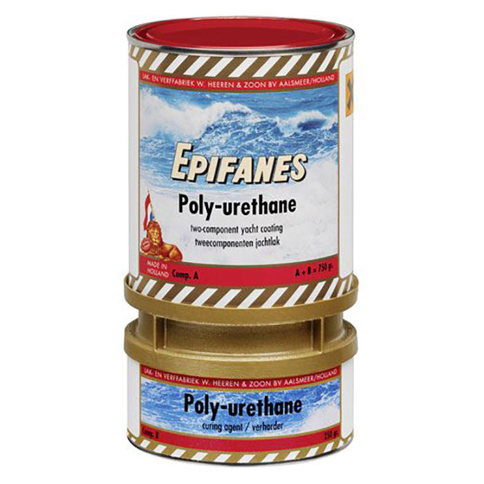 Epifanes Polyurethane Top Side Paint, 2-Part, 750ml, Black