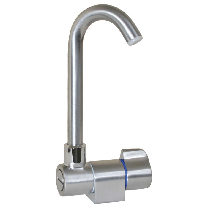 Scandvik Cold Water Tap with Folding Swivel Spout