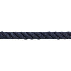 New England Ropes 3-Strand Nylon Line - Navy - 5/8