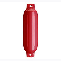 Polyform G-1 Ribbed Twin-Eye Fender - Red