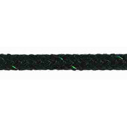 Samson Trophy Braid - 7/16" Black with Variegated Red and Green ID