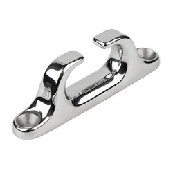 Amrine-made 2 pcs Boat Stainless Steel Straight Bow Chock Cleat Line Chock 6 in 