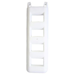 Plastimo Multifunction Ladder Fender - White, 4-Step