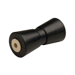 Boat Marine Trailer Black Rubber Bow Roller 4 Length With 1/2 ID Hole