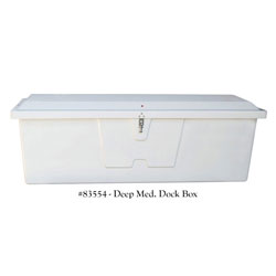 Taylor Made Fiberglass Storage Dock Box - Deep Medium