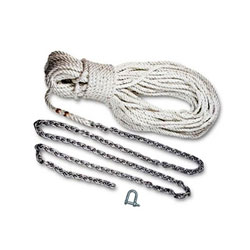 Lewmar Pre-Made Anchor Rode - 3-Strand Rope Spliced to High Test Chain, 215'