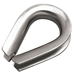 Suncor Heavy Duty Stainless Steel Thimbles - 3/8 Inch