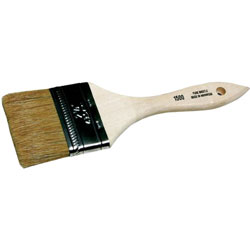 ArroWorthy 1500 Chip - White China Bristle Brush - 4"