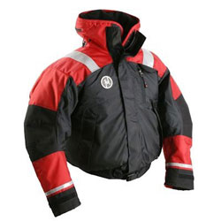 Firstwatch Flotation Bomber Jacket - Red / Black Small