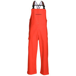 Grundens Men's Neptune 509 Commercial Bib Trousers - Orange, Large