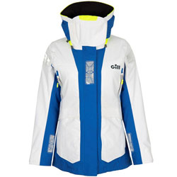 Gill OS2 Offshore Women's Jacket - White/Blue, Size 16