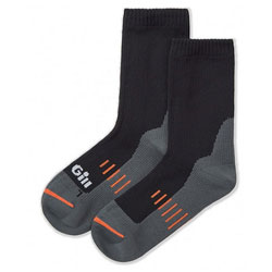 Gill Waterproof Socks - Dark / Light Gray and Orange