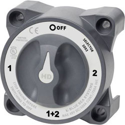 Blue Sea Systems HD-Series Selector Battery Switch with AFD