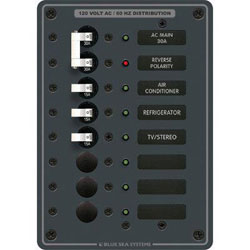 Blue Sea Systems AC Main Circuit Breaker Panel (8027)