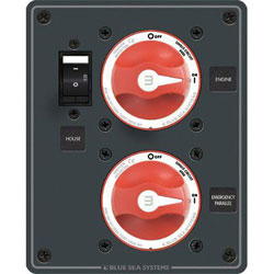 Blue Sea Systems Dual Battery Bank Management Panel (8080)