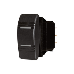 Blue Sea Systems Contura III Rocker Switch - DPDT (ON-OFF-ON)