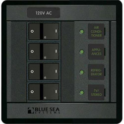 Blue Sea Systems AC Branch Circuit Breaker Panel (1210)