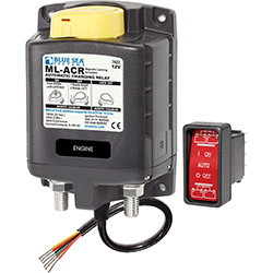 Blue Sea Systems ML-ACR Automatic Charging Relay with Manual Control - 24 VDC