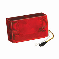 Wesbar Submersible 4x6 Low Profile Tail Light (403025)