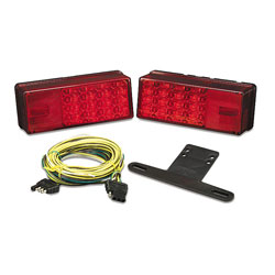 Wesbar Waterproof LED 3x8 Low Profile Tail Light Kit