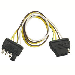 Wesbar 4-Way Flat Vehicle to Trailer Harness Extension (4 Flat to 4 Flat)