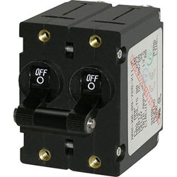 Blue Sea Systems A-Series Toggle Circuit Breaker - Black - 20 Amp (7236)