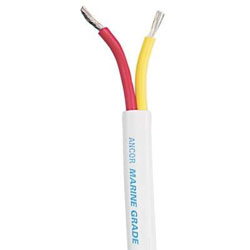 Ancor Marine Grade Flat Duplex Safety Electrical Cable - 10/2