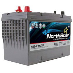 NorthStar Ultra High Performance Marine AGM Battery - Group 27 - Dual Purpose