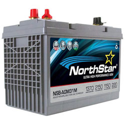 NorthStar Ultra High Performance Marine AGM Battery - Group 31 - Dual Purpose