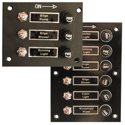 Whitecap Illuminated Switch Panel