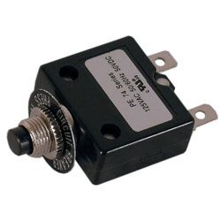 Whitecap 4 - 35 Amp Push Button Thermal AC/DC Circuit Breakers