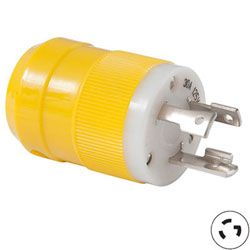 Marinco 30 Amp 125 Volt Locking Male Plug