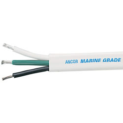 Ancor Marine Grade Flat Triplex Electrical Cable - 12/3 - 100 ft