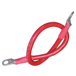 Ancor Marine Battery Cable Assembly with Lugs - 18" Red 4 AWG
