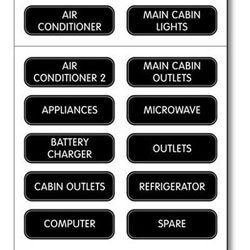 workroom control panels etc Engraved Bespoke Labels & small signs for boat 